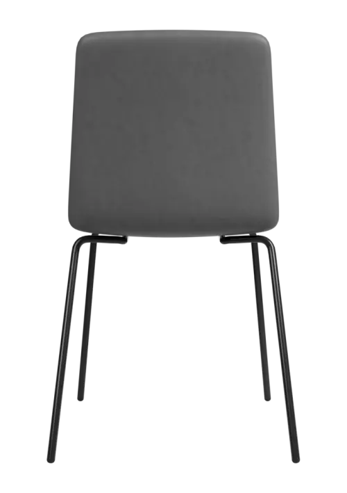 ARCA MEET BLACK, židle konferenční, ekologická kůže šedá